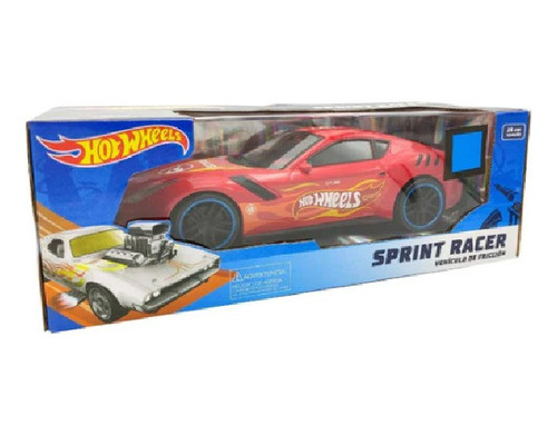 Auto De Juguete Hot Wheels Fricción 25 Cm Sprint Racer Ub 0