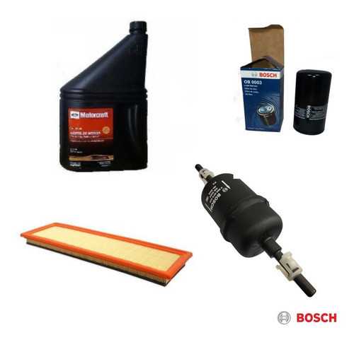 Kit Filtros Bosch + Aceite 10w40 Ford Ecosport Rocam 1.6 0