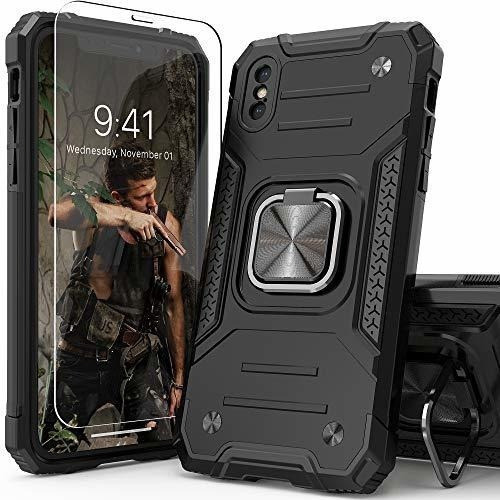 Idystar Funda Para iPhone XS Con Protector De Pantalla De Vi 0