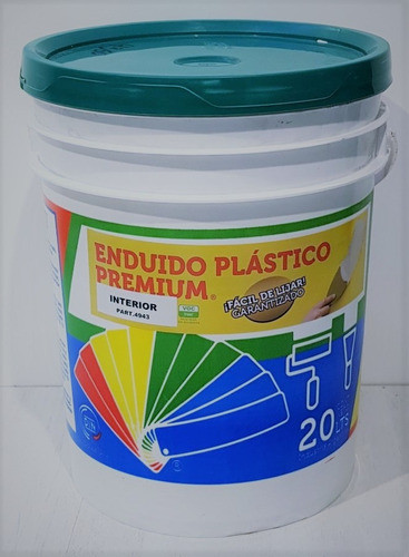 Enduido Plastico Premium Interior Facil Lijado X 10 0