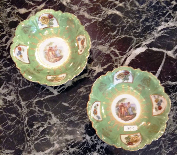 Fuente Y 2 Compoteras Porcelana - La Casa De Honduras (1725) 1