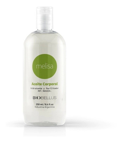 Aceite Para Masajes Corporal  Melisa Biobellus 250ml 0