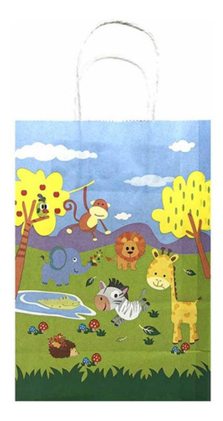 Bolsa Con Asa Animales 10 Unidades 15x8x21 Cm 0 Bolsa Con Asa Animales 10 Unidades 15x8x21 Cm 0