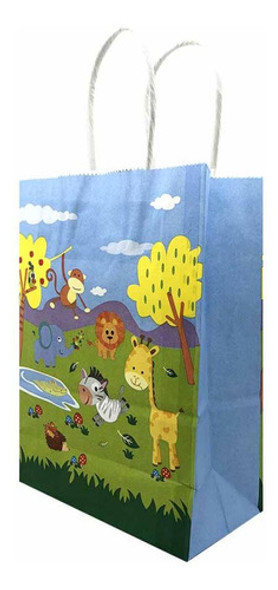 Bolsa Con Asa Animales 10 Unidades 15x8x21 Cm 1 Bolsa Con Asa Animales 10 Unidades 15x8x21 Cm 1