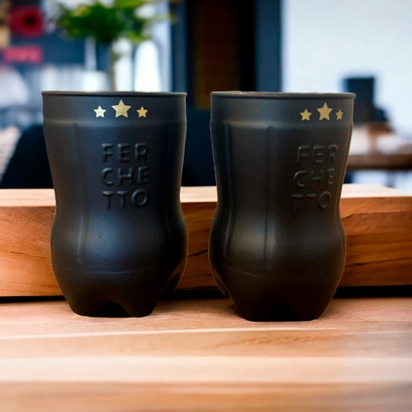 Estuche Fernet Branca 750ml + Vaso Black Ferchetto Black 1