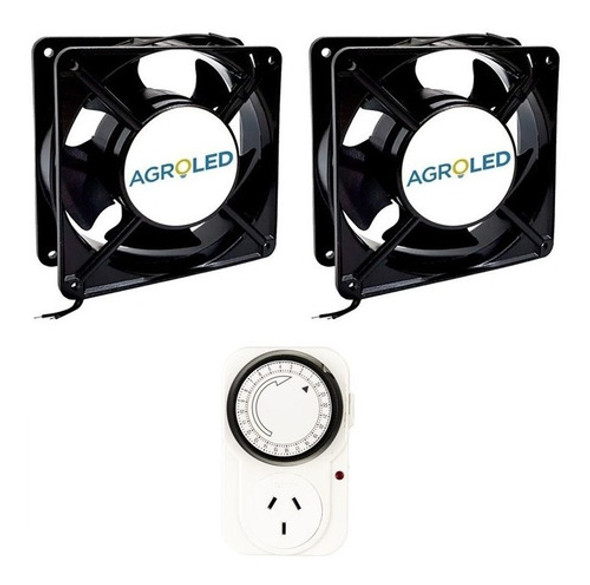 Cooler Ventilacion Indoor 4 Pulgadas Ruleman Timer 0