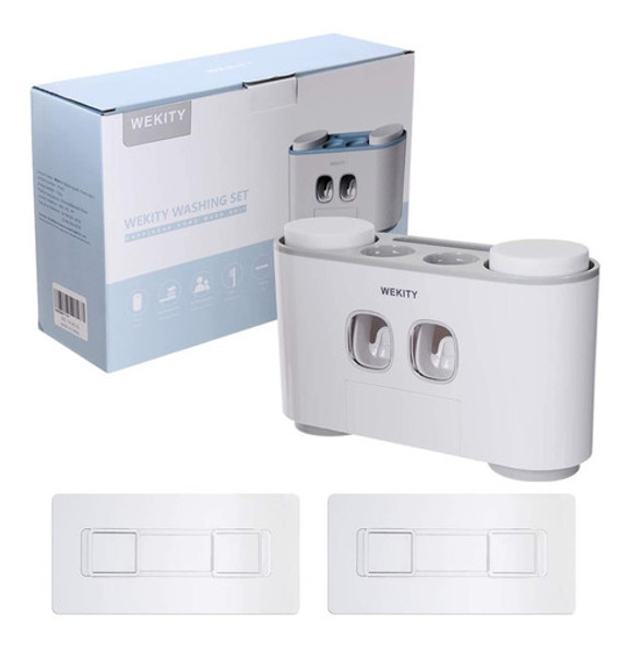 Dispensador De Pasta De Dientes Y Porta 5 Cepillos Calidad 0