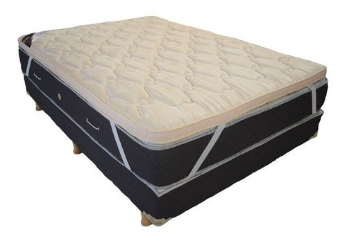 Pillow Top Desmontable Arco Iris 100 X 190 Cubre Colchón Aep 0