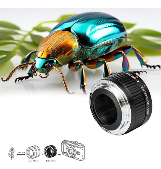 Tubo Macro Extensor Viltrox 36mm P/ Canon Dslr Eos Ef Efs Xg 0