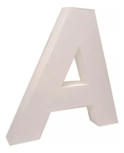 Letra De Telgopor 15 Cm Abecedario Completo + 5 Vocales 0