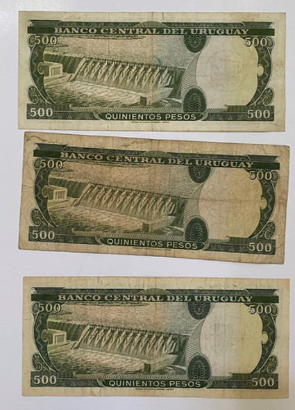 Billetes Uruguay 0,50 Nuevos Pesos, Bl302 1