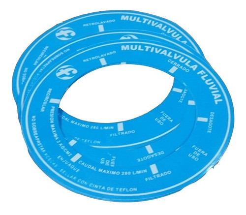 Repuesto Etiqueta Funciones Multivalvula Filtro Fluvial 0