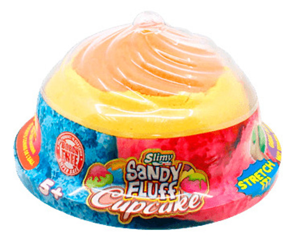 Slimy Arena Magica Sandy Fluff 140gr Cupcake Amarillo Y Nara 0