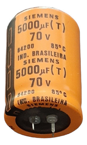Capacitor Electrolitico 5000uf X 70 Volts Siemens 0