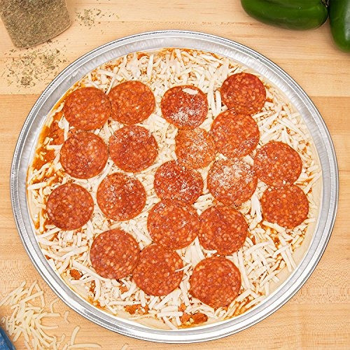 Bandeja De Papel De Aluminio Plana Redonda De 25 Piezas Y 11 1