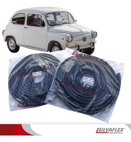 Burletes De Puertas Para Fiat 600 / 147 / 128 (kit Por 2) 1