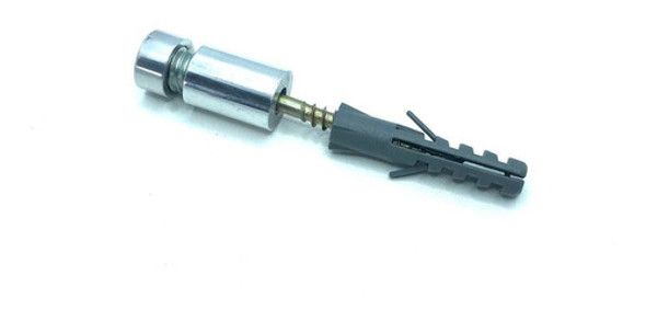 20 Prolongador Espaçador De Alumínio P/vidro 12mm X 15mm 0 20 Prolongador Espaçador De Alumínio P/vidro 12mm X 15mm 0