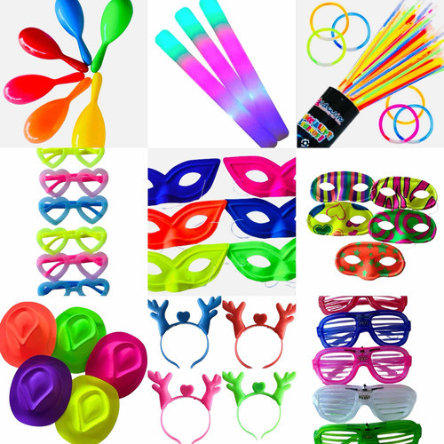 Cotillón Luminoso Fluo 100 Personas Fiesta Onfire Store 0