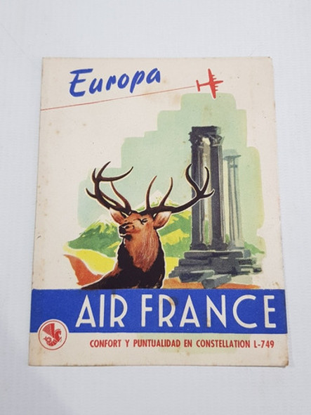 Air France Antigua Tarjeta Publicitaria 1950 Bs As Mag 58790 0 Air France Antigua Tarjeta Publicitaria 1950 Bs As Mag 58790 0