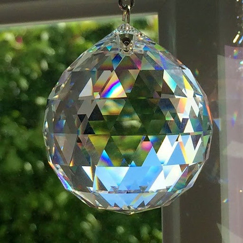 Esfera 6 Cm Facetada Vi Cristal Calidad Autriaca  Belgrano 1