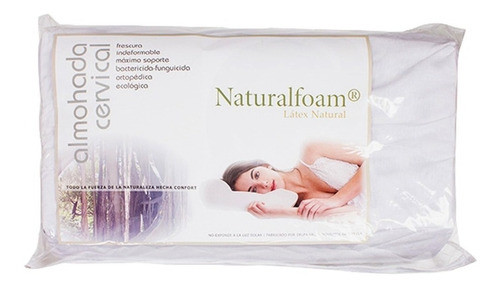 Almohada Latex 100% Natural Naturalfoam Clasica Y Cervical 0
