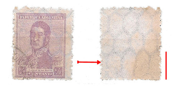 Argentina Gj 430 Mt 212 Catalogado Fila De Panal Largo $ 0