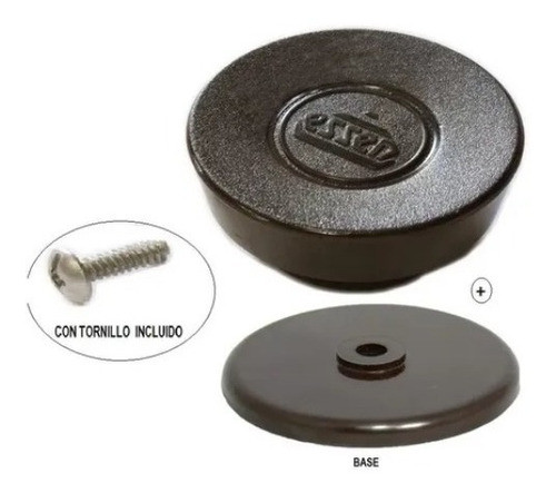 Repuesto Perilla Tapa Ollas Essen Con Tornillo Y Base Cocina 0