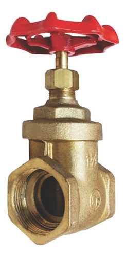 Válvula Esclusa Valforte Paso Total 1/2 Pulgada Bronce Latyn 0