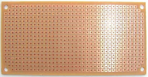 Placa De Cobre Islas Perforadas 10x5cm Diseño De Circuitos 0