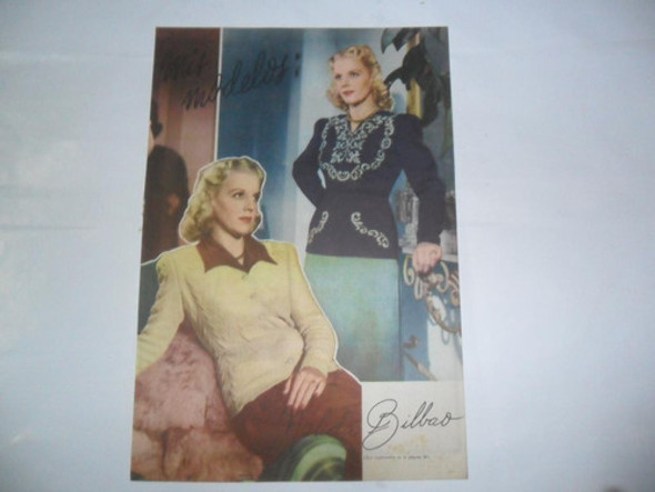 Nelida Bilbao Poster Revista Actriz Foto Felipe Cine Teatro 0