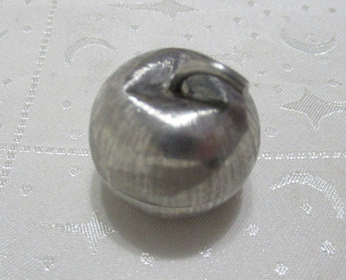 Caja Pastillero Forma De Manzanita Plata 925 Sterling Mexico 0