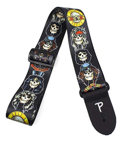 Perris Cueros Lpcp6012 Guns N Roses Correa De Poliéster Para 0