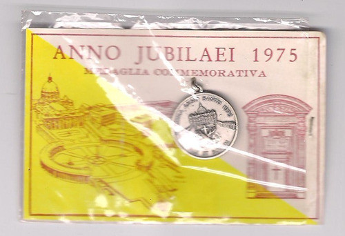 Medalla Conmemorativa Año Jubileo 1975 Roma San Pedro B10 0