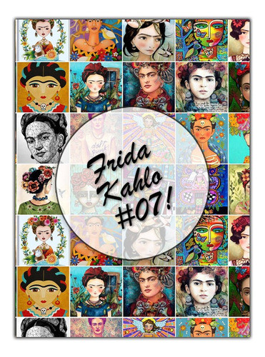 Frida Kahlo #07! Lámina Decoupage Autoadhesiva 30 X 42 Cm 0
