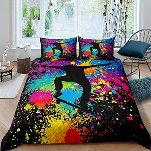 Funda De Edredón Para Monopatín Para Niños Y Adolescentes, J 0