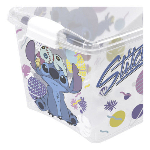 Caja Organizadora Infantil Stitch 18,7 Lts Plástica 1