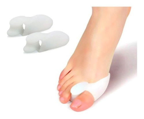 Separador Dedo Pulgar Del Pie De Silicona 2 Unidades 0