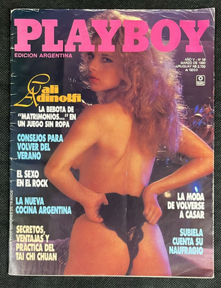 Revista Playboy Nº 58 Cali Adinolfi 0
