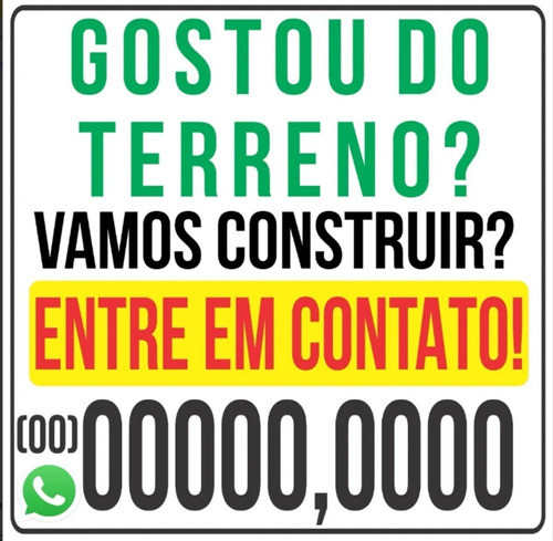 Placa Em Ps 2mm 50x50 Vende-se Terrenos - Imóveis - Empresas 0