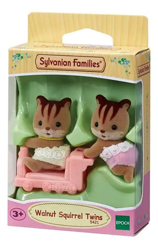 Sylvanian Families Gemelos Ardillas Juegos Niños Animales 0