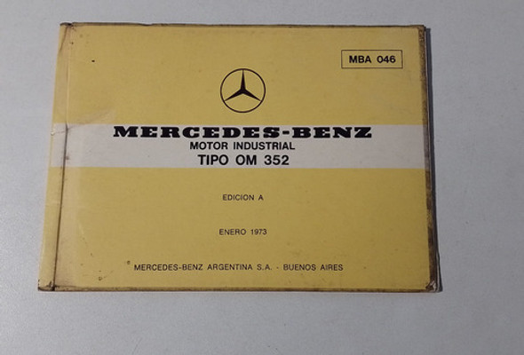 Manual Despiece Mercedes Benz Motor Industrial Om 352 Piezas 0