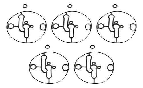 5 X 698781 Carburador Flotador Recipiente Juntas Para Briggs 0