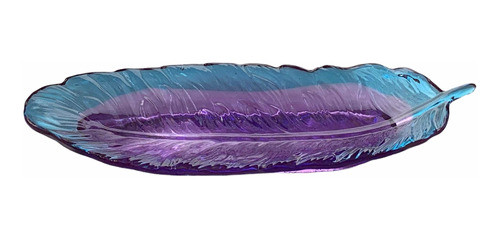 Plato Bandeja Pluma De Resina 23x8.8 Cm Mod Abla 1