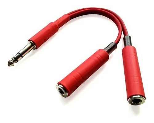 Adaptador Divisor Splitter P10sts + 2 Jacks P10 Estéreo 20cm 0