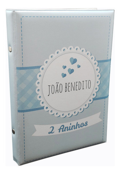 Álbum De Fotos Azul Ou Rosa - 300 Fotos 15x21 Personalizado 1