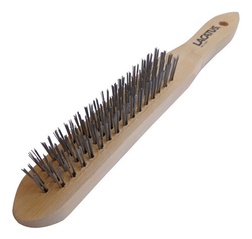 Cepillo De Acero Con Mango De Madera 4x17 Lacatus 1