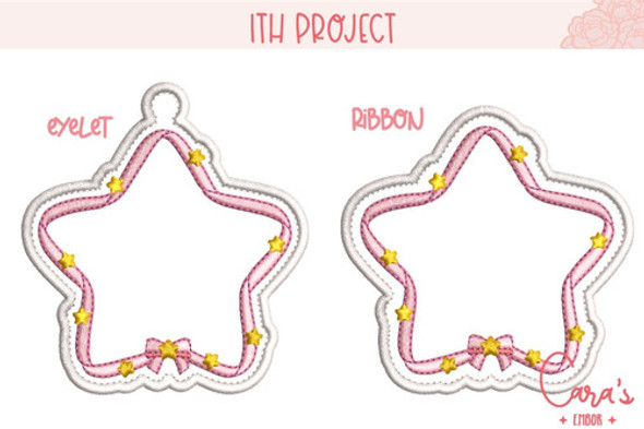Matriz De Bordado Ith - Estrella: Etiqueta Nombre 1 Matriz De Bordado Ith - Estrella: Etiqueta Nombre 1
