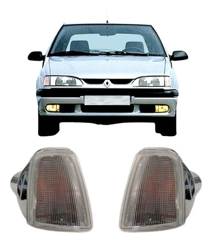 Juego Faros Giros Renault 19 1993 1994 1995 1996 1997 1998 0