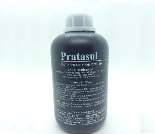 Nitrato De Prata Liquido Prateador Pratasul 1l P/ Cobre 1