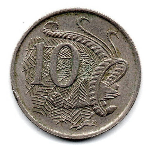 Australia Moneda 10 Cents Año 1966 Km#65 0